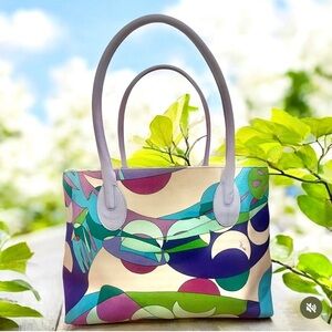 Emilio Pucci Multicolor Tote Bag